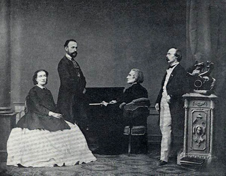 Cosima, Bülow und Liszt