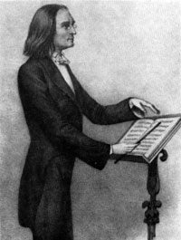 Franz Liszt (um 1853) 