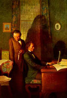 Richard Wagner und Franz Liszt 